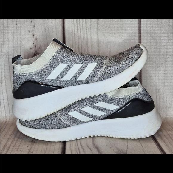 Adidas Ultimafusion Knit Running Shoes Women’s Size 8 Gray/White B96469 - Picture 9 of 12